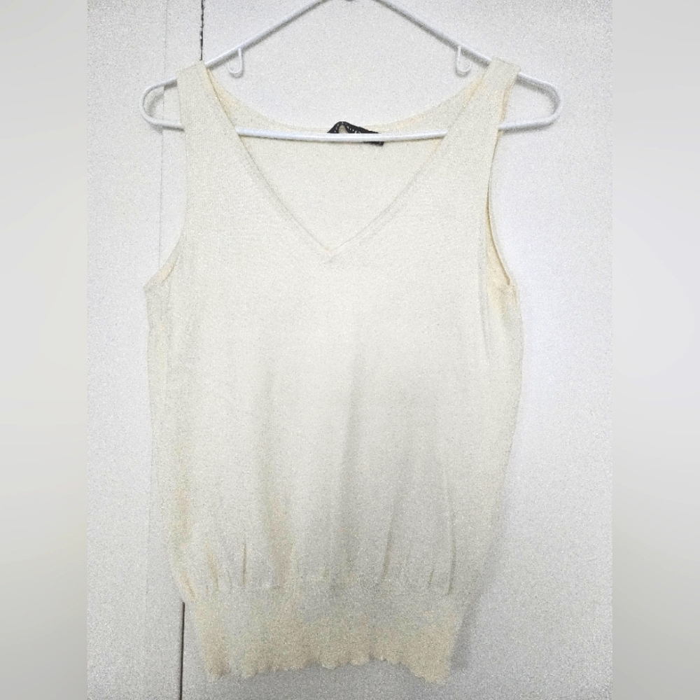 White Ruffled Sweater Set - Picture 2 of 3